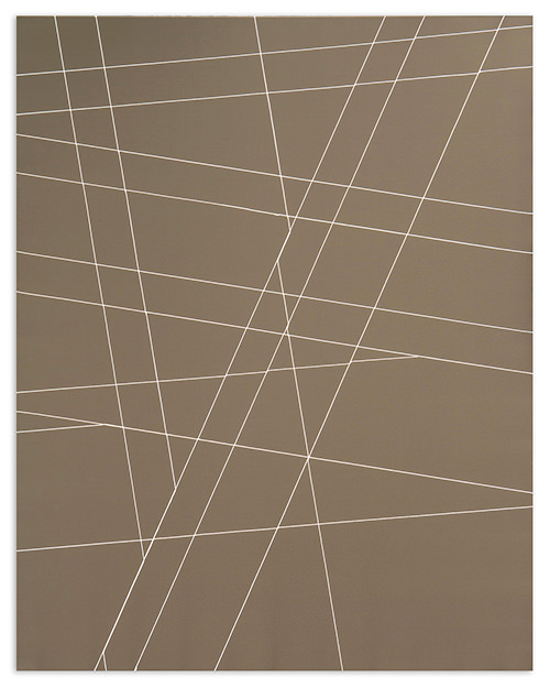 flow down, 2017, Acrylic on Polyester, 130 x 165 cm