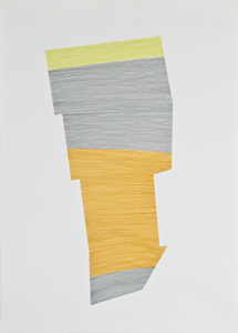 Forecast, Tuschepinselstift auf Papier, 70 x 50 cm, 2014